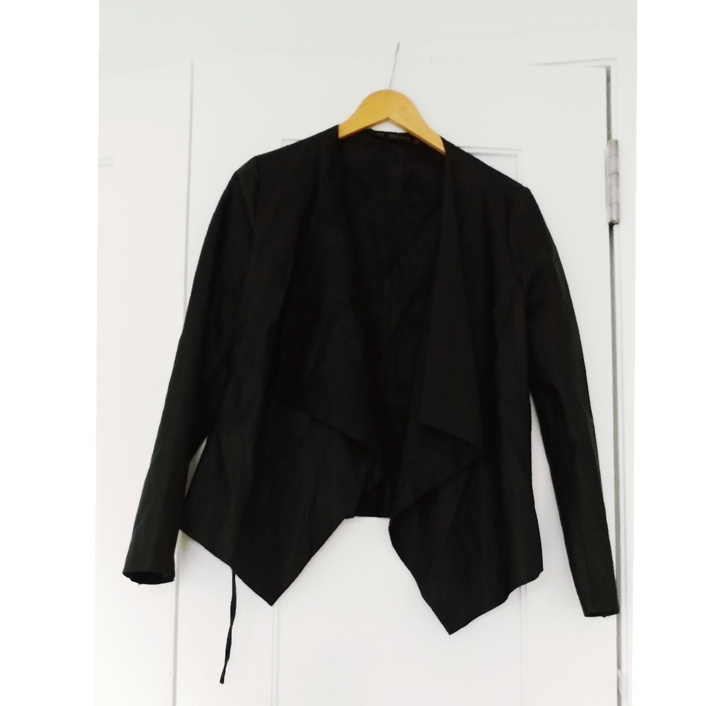 Zara Leather Blazer